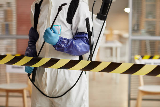 Professional Biohazard Cleanup technician working in Jewett City, CT